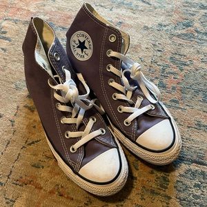 Muted Purple High Top Converse